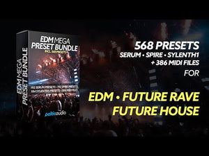Sound demo of EDM Mega Preset Bundle – 568 Serum, Spire & Sylenth1 Presets