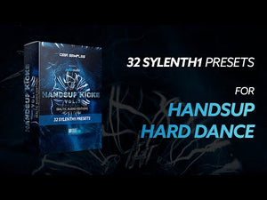 Sound demo of Handsup Kicks Vol. 3 royalty-free Hands Up and Hard Dance Sylenth1 preset pack by CESA SAMPLES