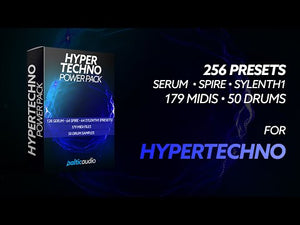 Sound demo of Hypertechno Power Pack bundle with presets, MIDI files and drum samples by baltic audio