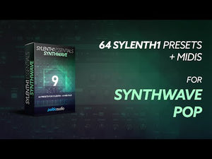Sound demo of Sylenth1 Essentials Vol. 9 Synthwave preset and MIDI pack by baltic audio