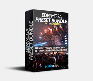 EDM presets for Xfer Serum, Reveal Sound Spire and LennarDigital Sylenth1