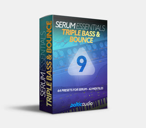 Serum Essentials Vol. 9 Triple Bass & Bounce preset pack for Xfer Serum by baltic audio