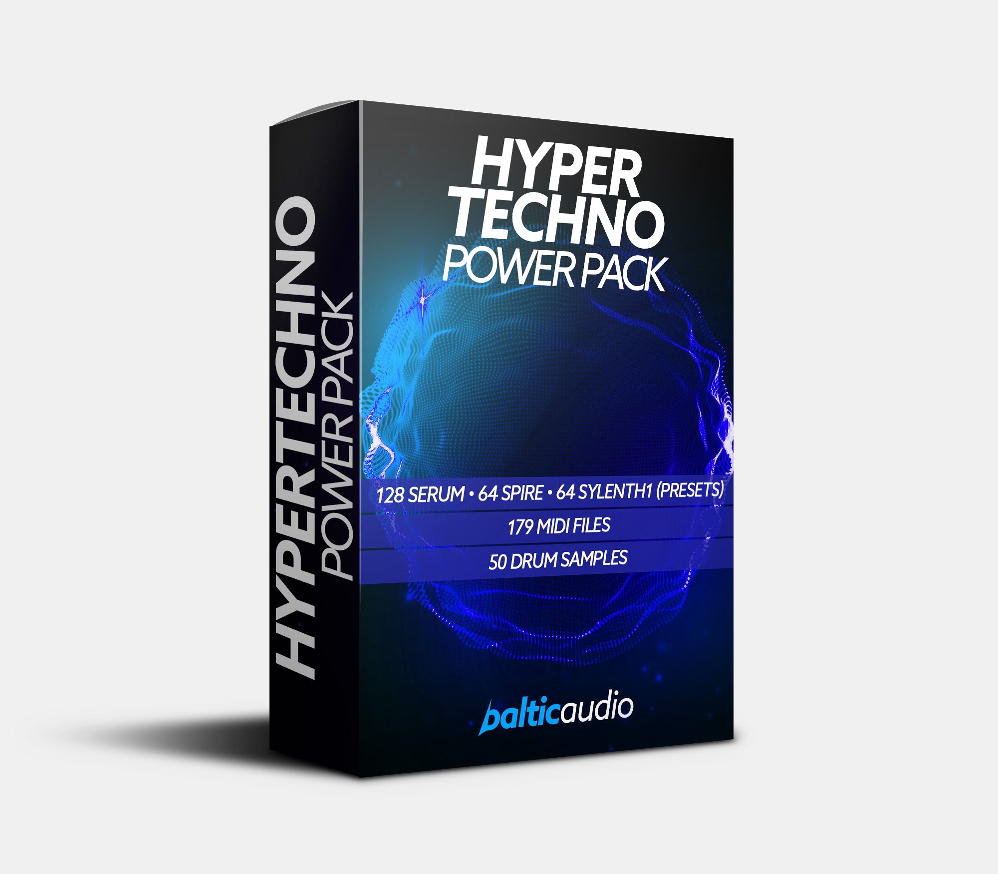 Hypertechno Power Pack bundle with presets, MIDI files and drum samples by baltic audio