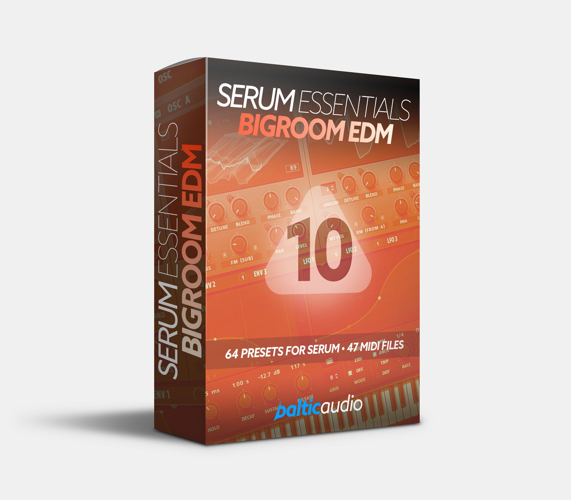 Serum Essentials Vol. 10 Bigroom EDM preset pack for Xfer Serum by baltic audio