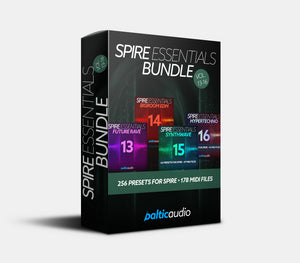 Spire Essentials Bundle Vols 13 to 16 royalty-free Spire preset bundle by baltic audio