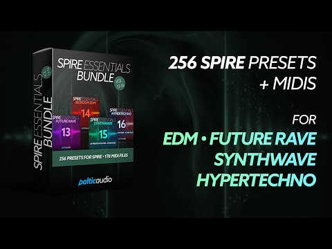 Sound demo of Spire Essentials Bundle Vols 13 to 16 royalty-free Spire preset bundle by baltic audio