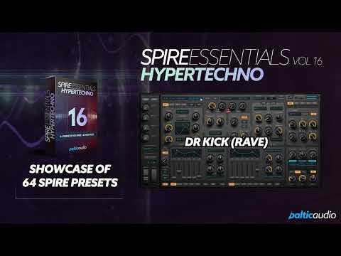 Hypertechno Spire presets with leads, basses, plucks, arps, pads and keys
