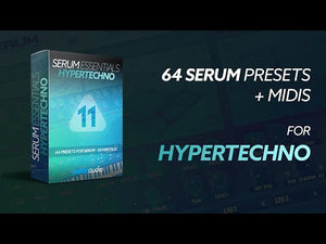 Sound demo of Serum Essentials Vol. 11 Hypertechno preset pack for Xfer Serum by baltic audio