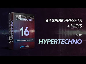 Sound demo of Spire Essentials Vol. 16 Hypertechno preset pack for Reveal Sound Spire by baltic audio