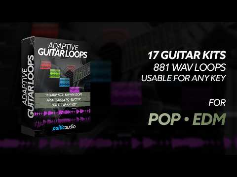 Sound demo of Adaptive Guitar Loops royalty-free guitar loop pack by baltic audio
