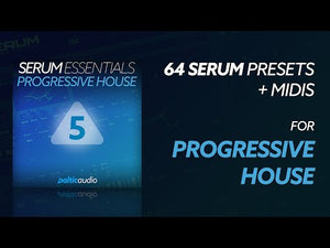 Sounddemo of Serum Essentials Vol. 5 Progressive House preset pack for Xfer Serum by baltic audio