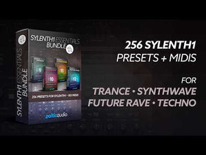 Sound demo of Sylenth1 Essentials Bundle Vols. 9–12 with 256 presets and 183 MIDI files by baltic audio