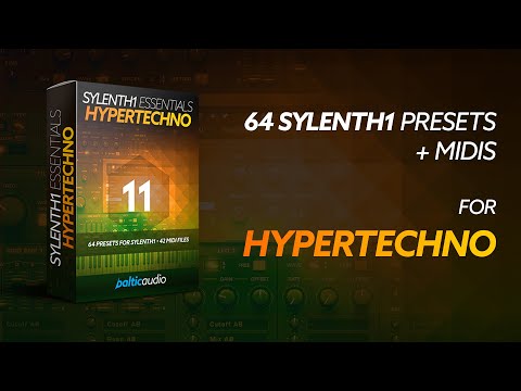 Sound demo of Sylenth1 Essentials Vol. 11 Hypertechno preset pack for Sylenth1 by baltic audio