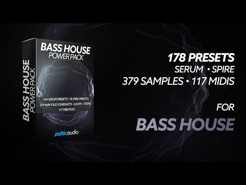 Sound demo of Bass House Power Pack royalty-free Bass House preset and sample bundle by baltic audio