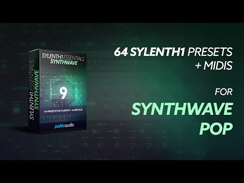 Sound demo of Sylenth1 Essentials Vol. 9 Synthwave preset and MIDI pack by baltic audio