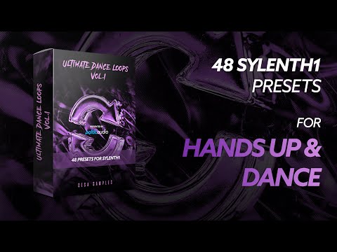 Sound demo of Ultimate Dance Loops Vol. 1 royalty-free Hands Up Sylenth1 preset pack by CESA SAMPLES