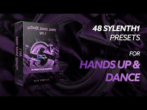 Sound demo of Ultimate Dance Loops Vol. 1 royalty-free Hands Up Sylenth1 preset pack by CESA SAMPLES