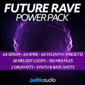 Future Rave Power Pack royalty-free Future Rave preset and sample bundle by baltic audio