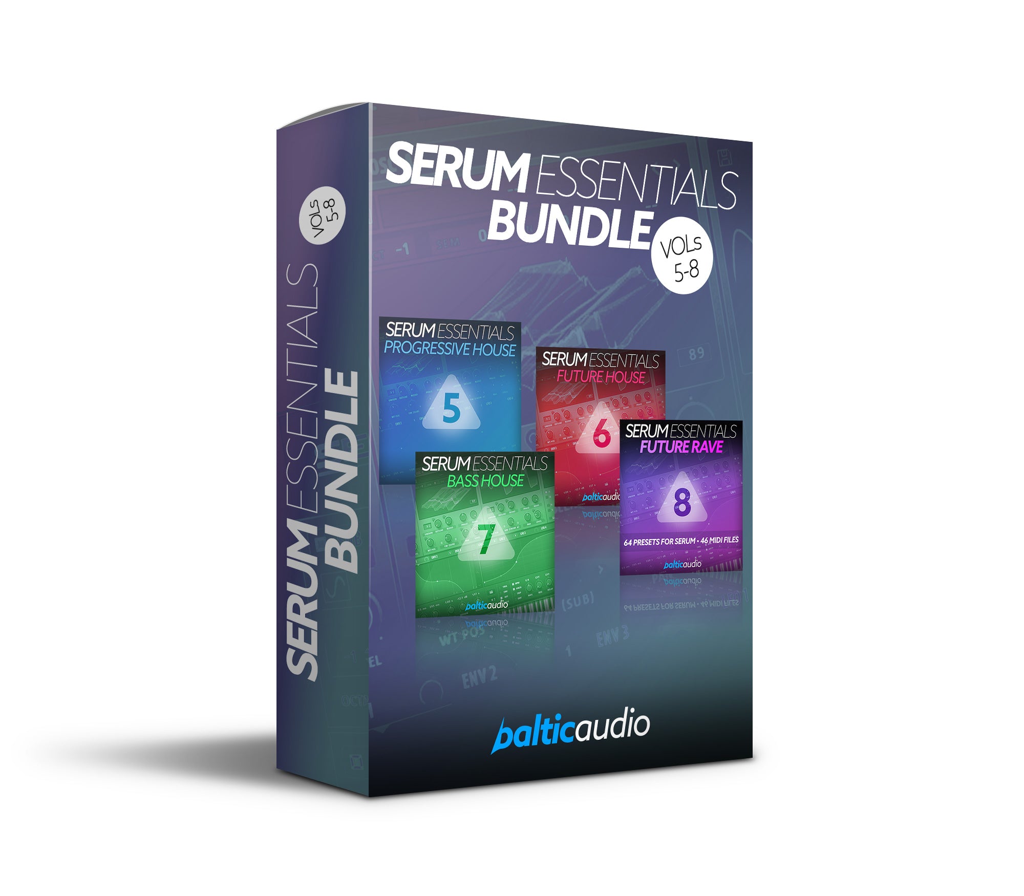 Serum Essentials Bundle Vols 5 to 8 royalty-free Serum preset bundle by baltic audio