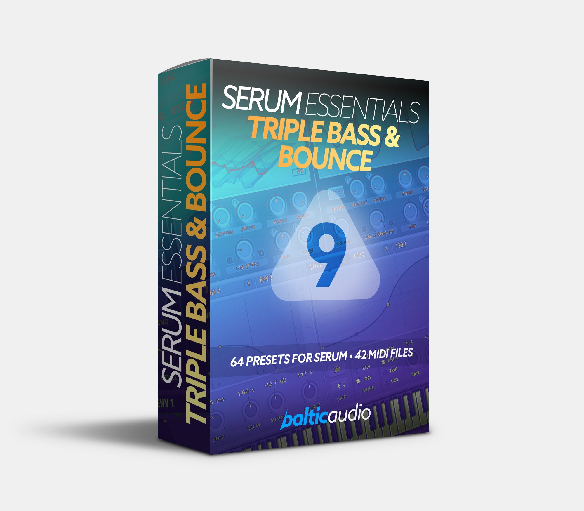 Serum Essentials Vol. 9 Triple Bass & Bounce preset pack for Xfer Serum by baltic audio