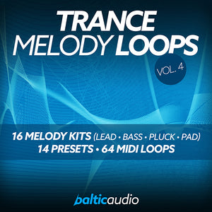 Trance Melody Loops Vol. 4 royalty-free Uplifting Trance melody loop pack by baltic audio